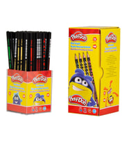 Play-Doh Kurşun Kalem Mat Üçgen 72 Li Stand PLAY-KK005 (Siyah)
