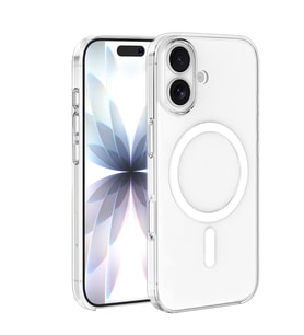 Lexroo iPhone 16 Plus Kılıf IC Çipli Wireless Şarj Özellikli Şeffaf Orjin Kılıf - Şeffaf