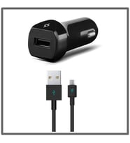 Ttec Araç Şarj Cihazı Micro Usb Kablolu Siyah Scks01S