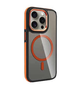 Apple iPhone 15 Pro Max Kılıf M-safe Şarj Özellikli Mat Görünümlü Zore Solo Kapak