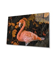 Flamingo 2 Cam Tablo (Çok Renkli)