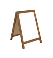 Ahşap A Pano 50x70cm - Beyaz