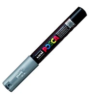 UNİ POSCA SU BAZLI POSTER MARKER 0.7 GÜMÜŞ PC-1M