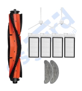 Roidmi Eve - Eve Plus Uyumlu 1 Ana Fırça 2 Yan Fırça 4 Filtre 2 Mop PKT-iasgf0000638