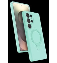 Pilelistore   Samsung Galaxy S23 Ultra Regal Magsafe Standlı Kapak - Su Yeşili