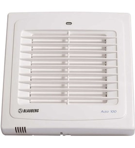 Blauberg Auto 100 Otomatik Panjurlu Plastik Banyo Fanı 98 m3h (Beyaz)
