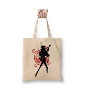 One Piece Brook Red Beyaz Bez Çanta Uzun Saplı Alışveriş Çantası Plaj Çantası