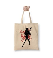One Piece Brook Red Beyaz Bez Çanta Uzun Saplı Alışveriş Çantası Plaj Çantası