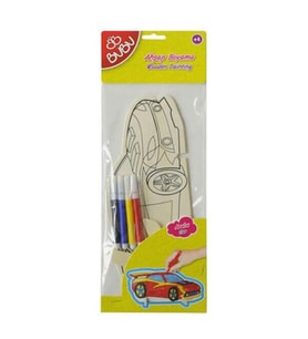 Bubu Ahşap Araba Boyama Ab0041