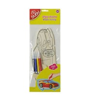Bubu Ahşap Araba Boyama Ab0041