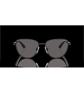 Vogue Kadın Güneş Gözlüğü - Cat-eye Form Siyah Metal Çerçeve Gri Cam 0VO4286S