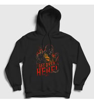 Presmono Unisex Siyah Scorpion V2 Mortal Kombat Kapüşonlu Sweatshirt 147517tt