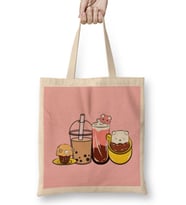 Funny coffee drin Ks Art lover Gift Quote - Vintage Retro Rainbow Style Bez Çanta Uzun Saplı