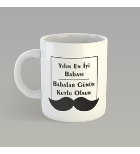 Yılın En İyi Babası Kişiye Özel Kupa
