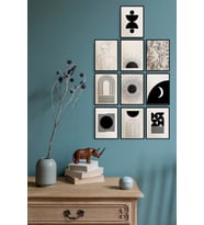 Çerçevesiz Çerçeve Görünümlü 10 Parça Mdf Tablo Seti Çoklu Çerçeve Seti Mdf Baskı-ÖZC-MDF10O