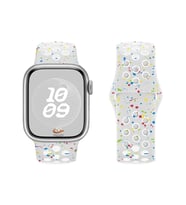 Apple Watch 42mm Uyumlu Kordon Silikon Esnek Yumuşak Delikli Spor KRD-02 Kayış