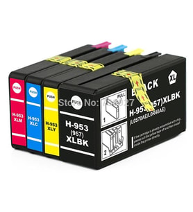 HP OfficeJet Pro 8730 için Muadil Kartuş Seti 4 Renk HP 953 XL