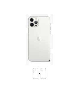 Apple iPhone 12 Pro Arka-Yan Koruyucu Poliüretan Film Wrapsol