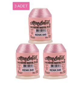 3 Adet Altınbaşak Oya ve Dantel İpi 20 gr - Royaleks - No: 840