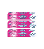 Trend Buzdolabı Poşeti Orta Boy 100’lü 24 x 38 cm Üçlü Paket