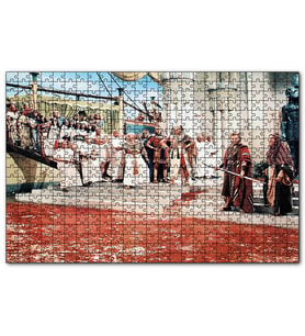 Cakapuzzle Yul Brynner Mısır Kan Denizi  Puzzle Yapboz MDF (Ahşap) (120 Parça)