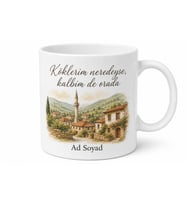 Ofiste Memleket Özlemi Temalı Kupa Bardak Özel Tasarım Hediye