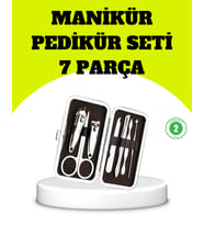 Paslanmaz Çelik Kişisel Bakım Seti – 7 Parça