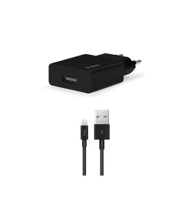 Ttec 2SCS20LS Smartcharger Seyahat Şarj Aleti 2.1A + Lightning Kablo Siyah