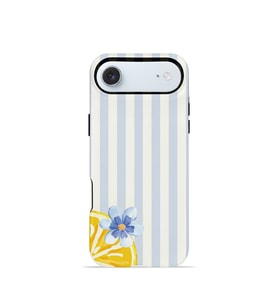 iPhone 17 Air Vorian Çift Katmanlı MagSafe Kılıf Blue Lemon Blossom