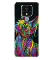 Tecno Camon 16 18P Pova Pova 3 Pova Neo Kılıf Desemli Silikon Color Cat 1754