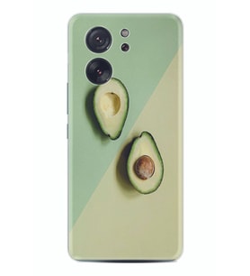 Xiaomi 13T - Xiaomi 13T Pro Kılıf Desenli Silikon Avokadolar 1364