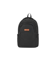 GALB Leather Kahverengi Kanvas Kumas Ortopedik Yumusak Sirt Destekli Laptop Bolmeli Gunluk Okul ve