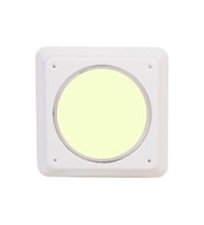 Slim Flat kare Sıva üstü Led Havuz Aydınlatma Ampülü lamba Doğal Beyaz 230mm x H33mm 30W (Bordo - Turuncu)