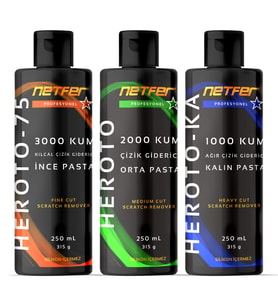 Netfer 3'lü Pasta Set - 3x250 mL