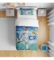 Erayshome Hediyelik Ronaldo 3D Tek Kişilik Nevresim Takımı