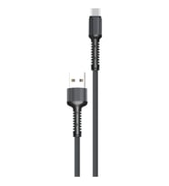 İTHİNK GOLD KABLO ÖRGÜLÜ TYPE-C K63C GRİ
