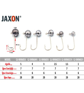 GJ-SM0603N Jaxon Sumato Lrf Jighead 3 gr