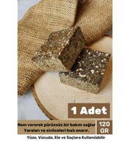 %100 Bitkisel Doğal El Yüz Saç Cilt Vücut Hoş Kokulu Orijinal Saf Çörek Otu Sabunu 120G - 1 Adet