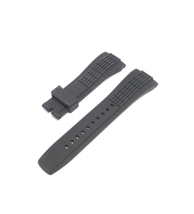 Seiko Velatura Uyumlu Slikon Saat Kordonu - SİYAH