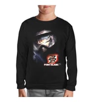 Point Blank Siyah Çocuk Sweatshirt