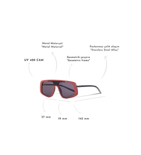 ROYAL EYEWEAR RE8763 KAHVERENGİ UNİSEX GÜNEŞ GÖZLÜĞÜ