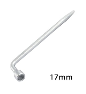 L Pipo Tip Tek Kol Çelik Bijon Anahtarı 17mm