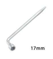 L Pipo Tip Tek Kol Çelik Bijon Anahtarı 17mm