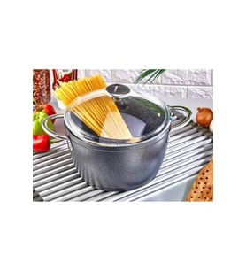 Granit Ezme Derin Tencere 22 Cm