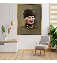 ÇERÇEVELİ ATATÜRK TABLO S50