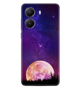 Xiaomi Poco X7 Pro Kılıf Boutique Baskılı Resimli Mor Ay Pcode -025