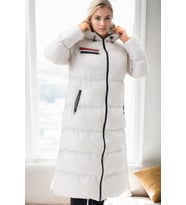Dewberry Kadın %100 Polyester Şişme Kaban Bej Z9756 Günlük Dış Giyim, Şehir ve Ofis Stili, Seyahat Gardırobu