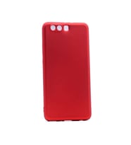 Huawei P10 Plus Uyumlu Kılıf Zore Premier Silikon Kapak (Kırmızı)
