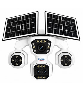 5 Lens 3 Ptz 4g Solar Camera (Apache) IO-SG408