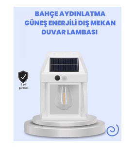 Mey İthalat® IP65 Su Geçirmez Güneş Paneli Dış Mekan Lamba
